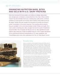 nutrition bars with U.S. dairy protein